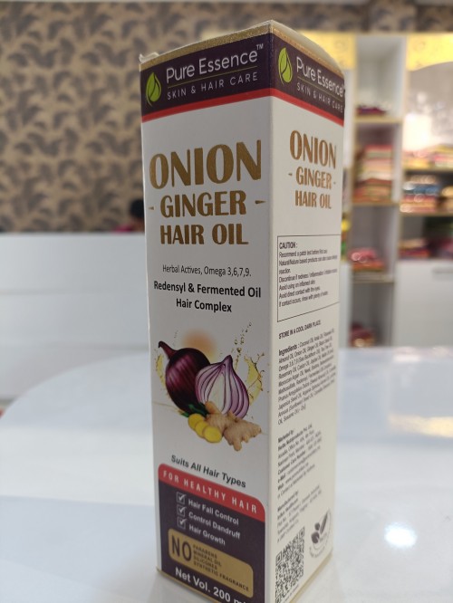 onion ginger hair oil